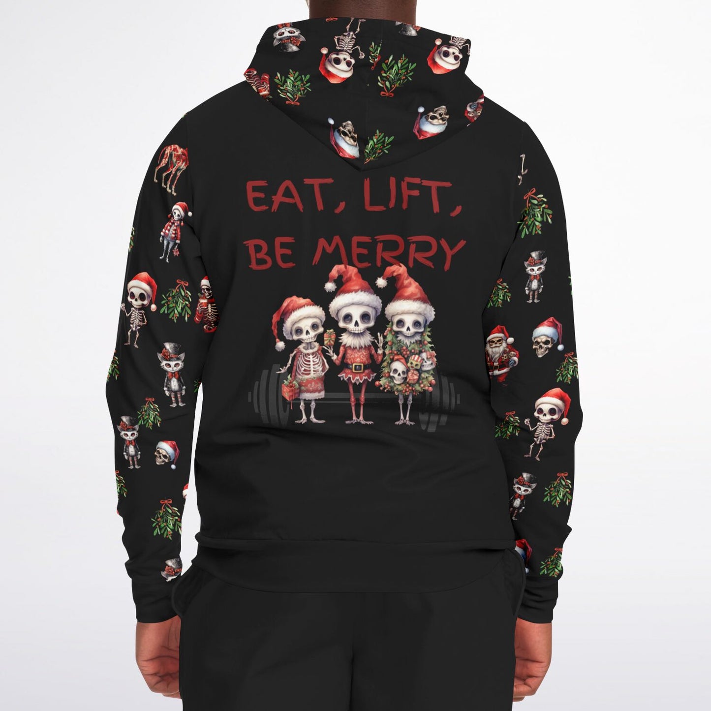 Skeleton Christmas - Athletic Hoodie