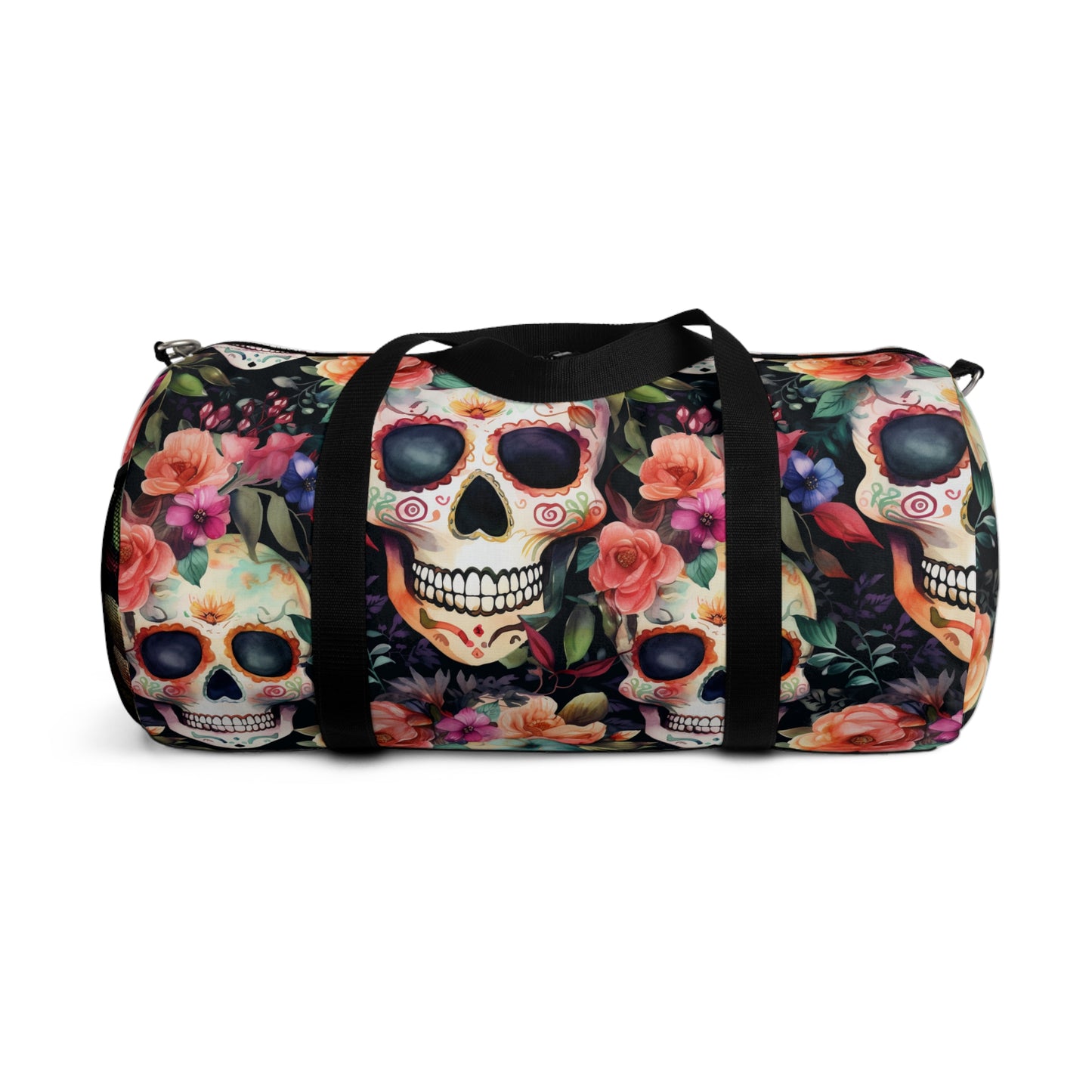 Sugar Skull Gym Bag -Whimsigoth duffle bag