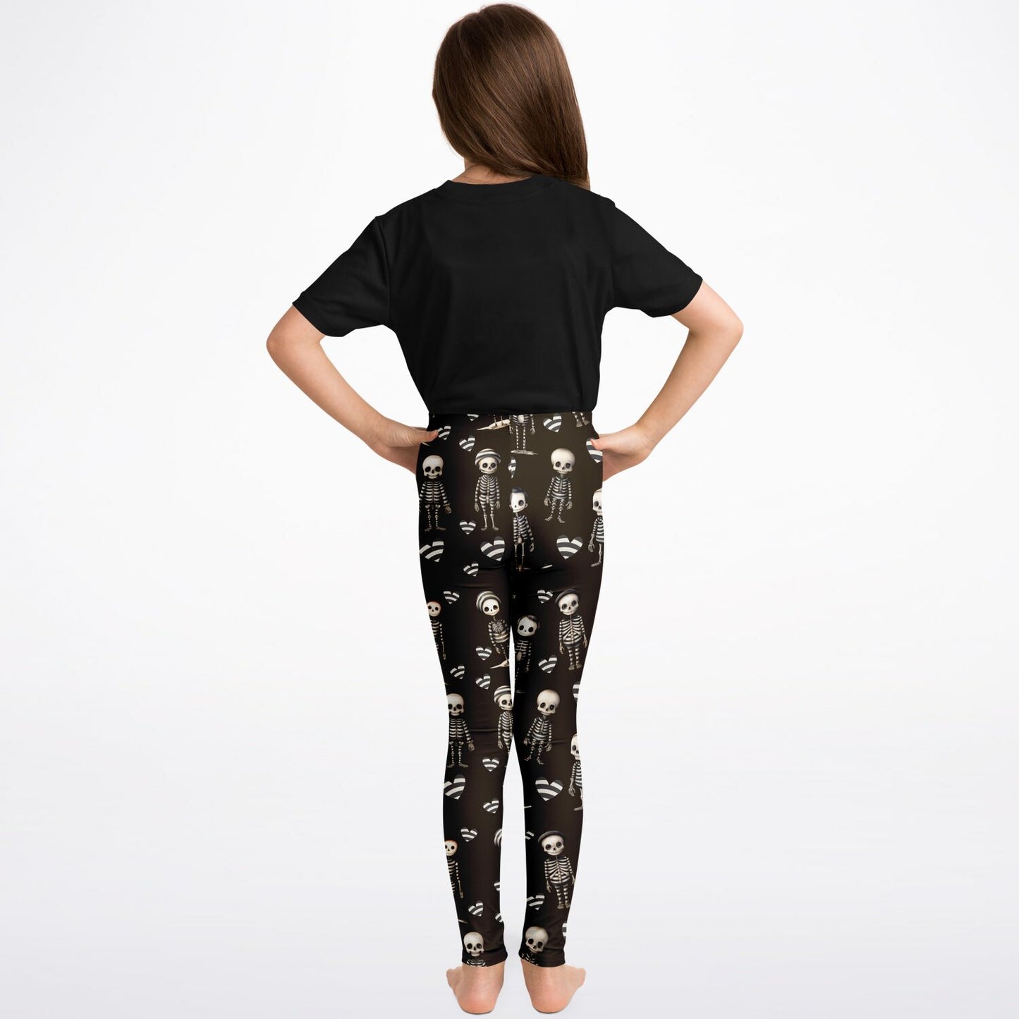 Skeleton - youth leggings
