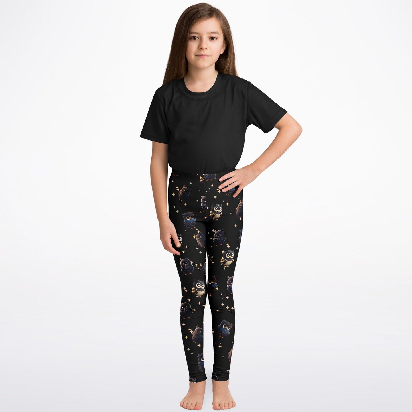 Midnight Owl - childrens leggings