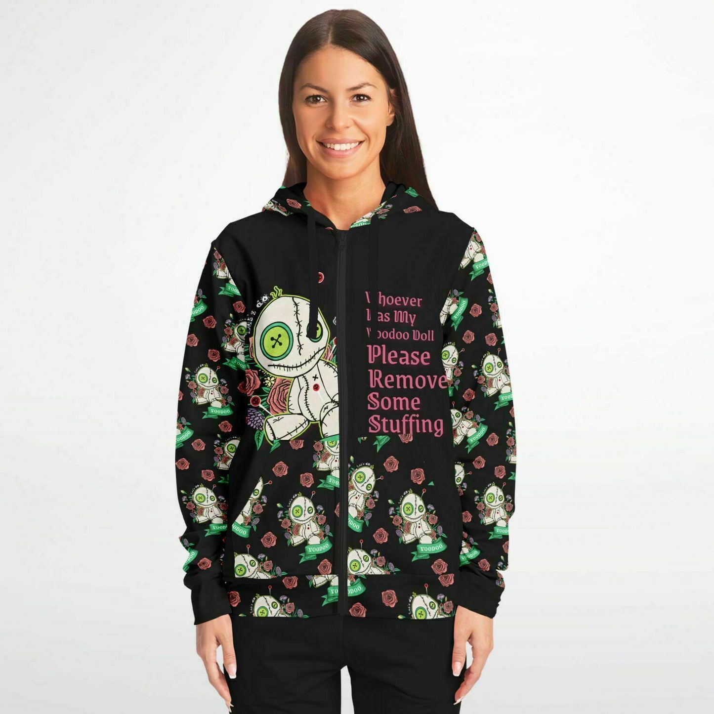 Voodo Doll - Athletic Zipper hoodie