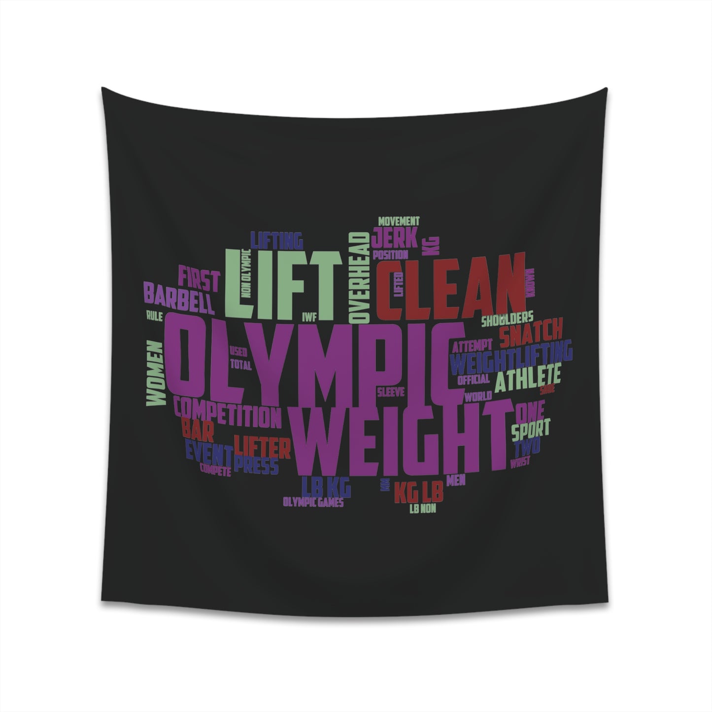 Lifting Motivation - Home Gym Wall Tapestry
