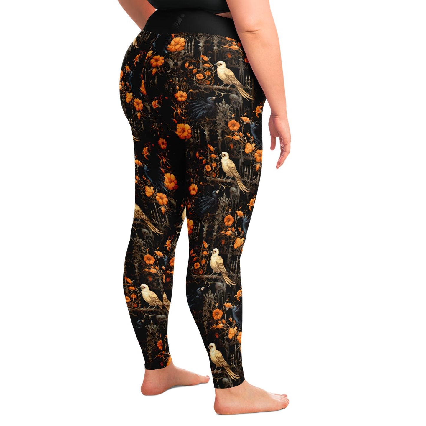 Halloween Crow - Classic Athletic Legging - plus