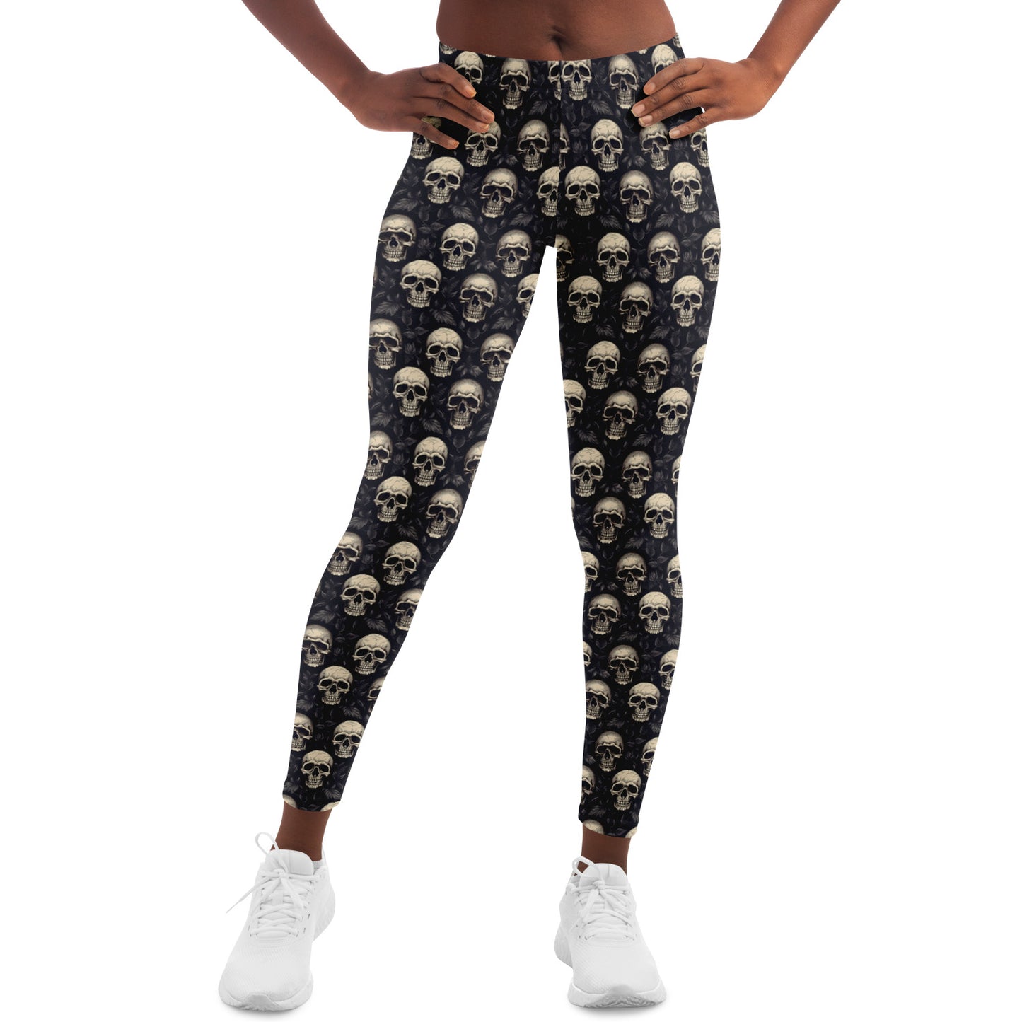 Gothic Skull - Athletic Classic Leggings