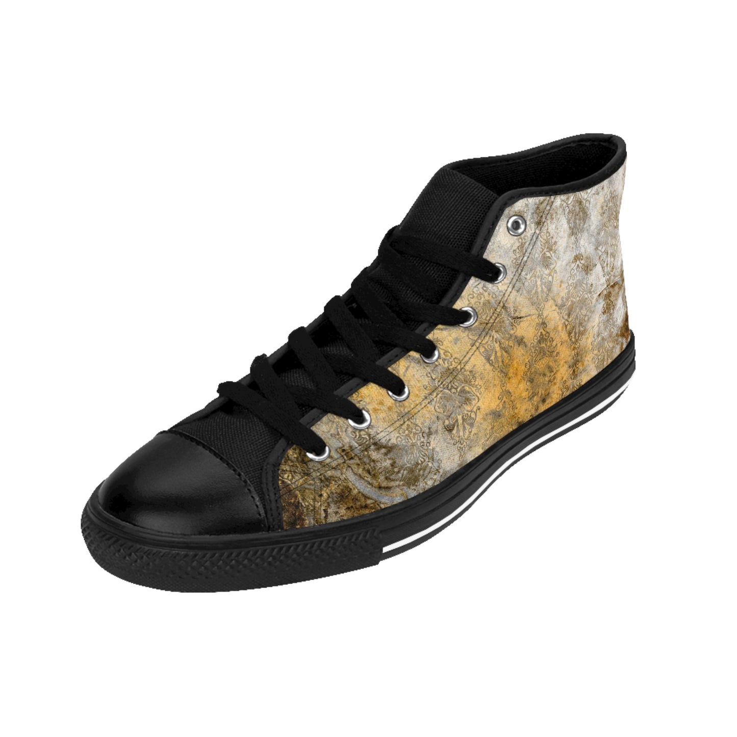 Gold Vintage Grunge - Lifting High-top Sneakers
