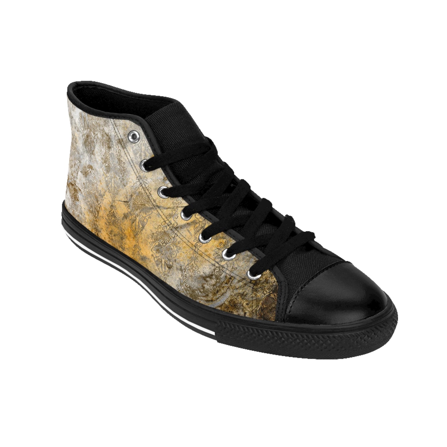 Gold Vintage Grunge - Lifting High-top Sneakers