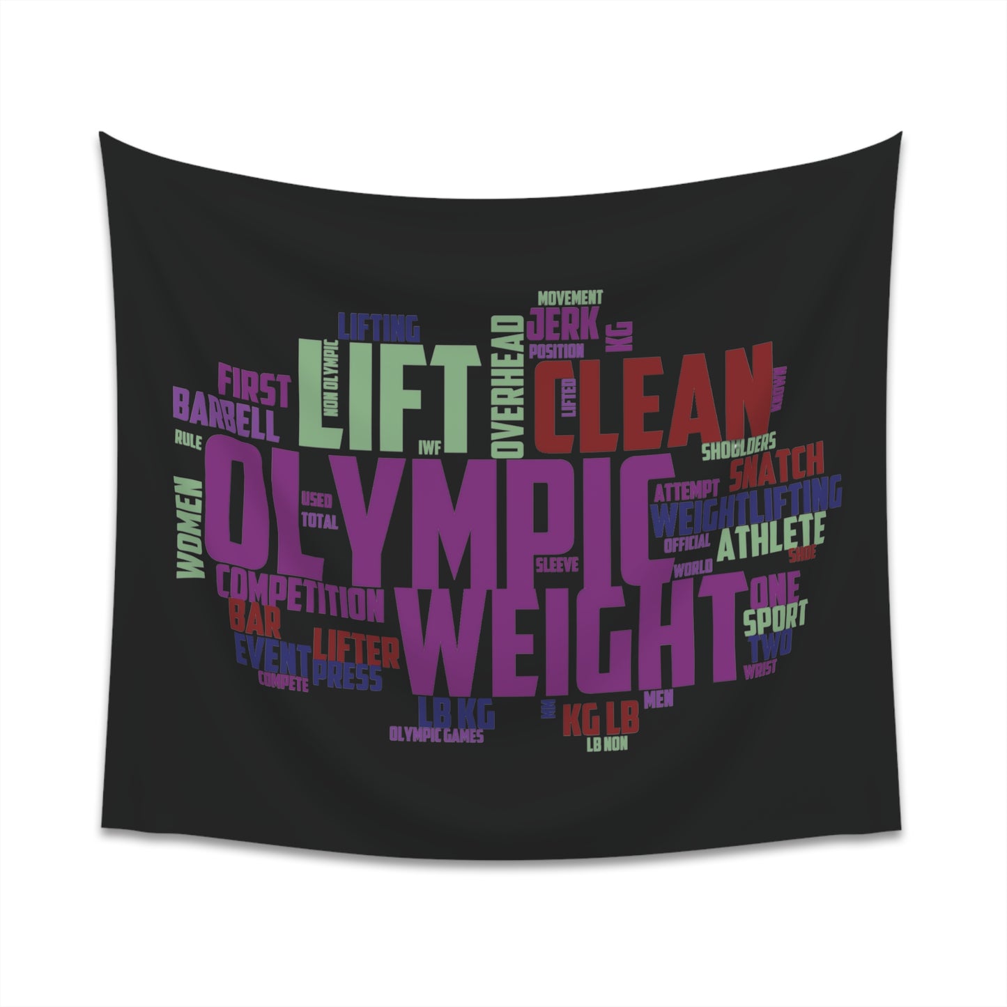 Lifting Motivation - Home Gym Wall Tapestry
