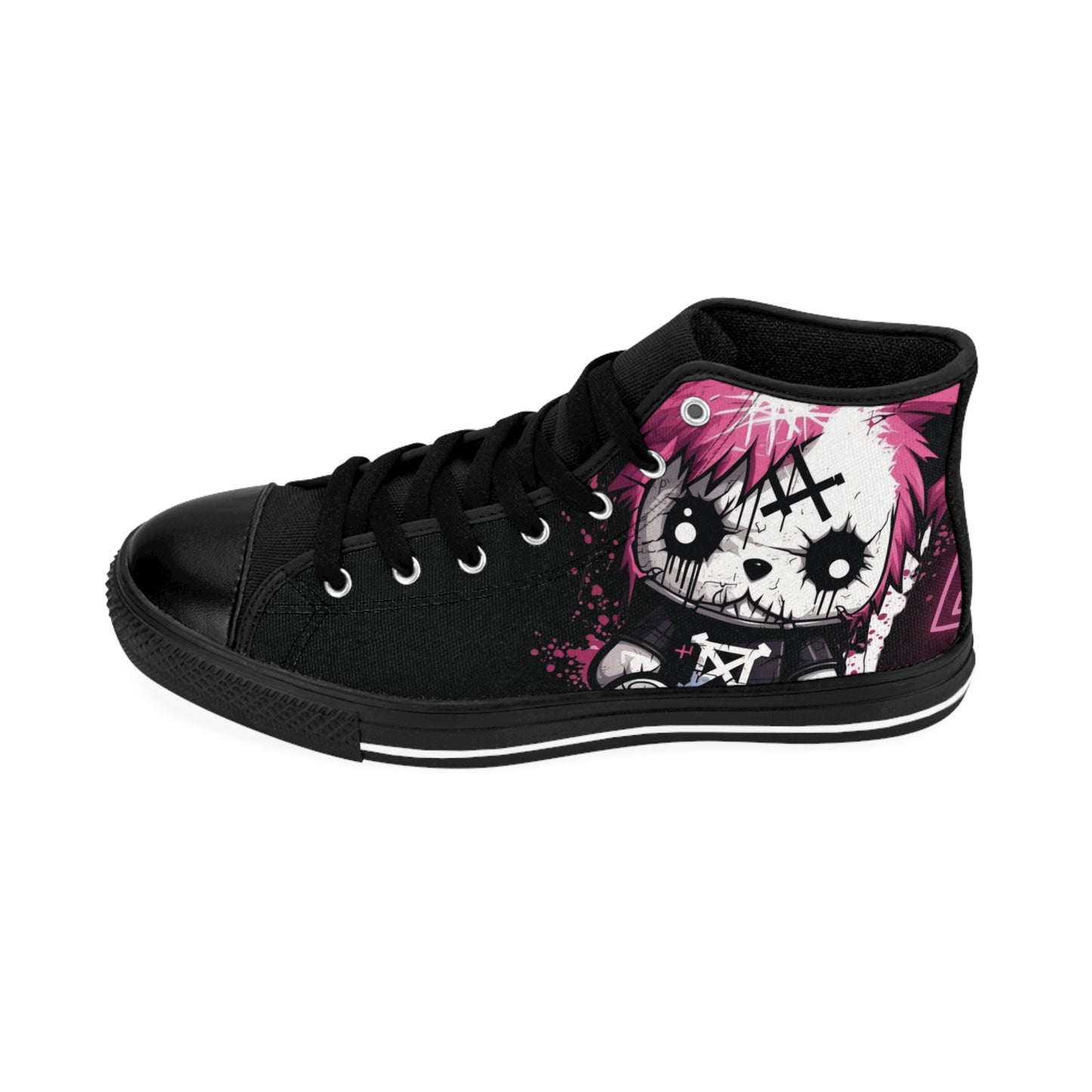 Hi Top sneakers - Pink Emo Teddy