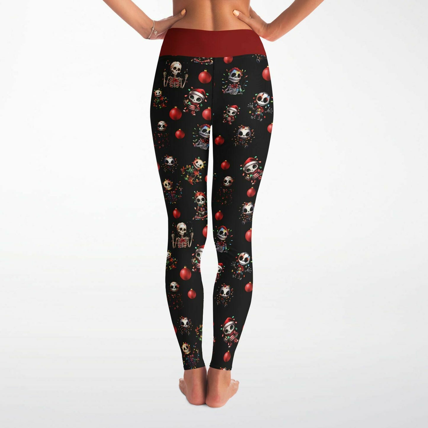 Festive Skeleton - Classic Athletic Leggings