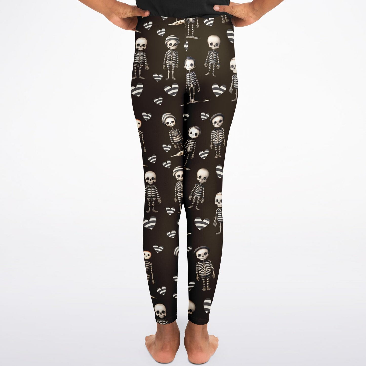 Skeleton - youth leggings