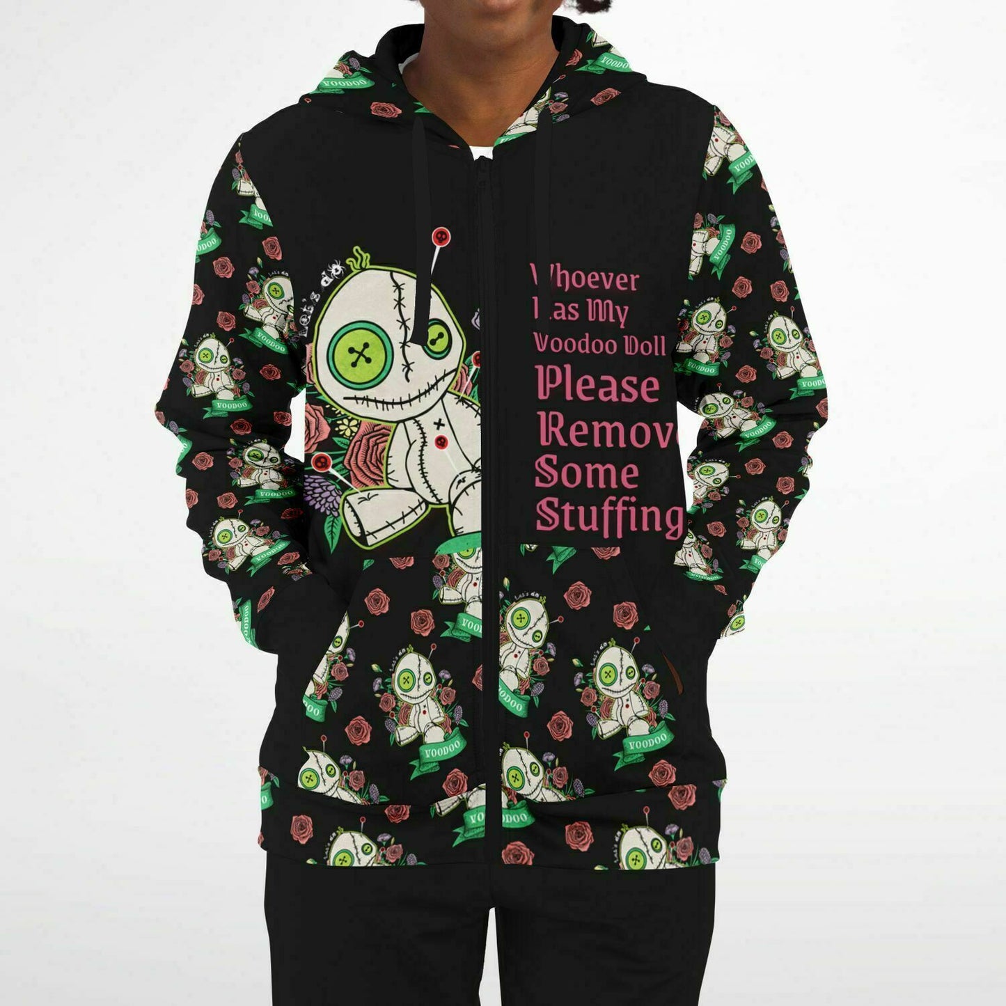 Voodo Doll - Athletic Zipper hoodie