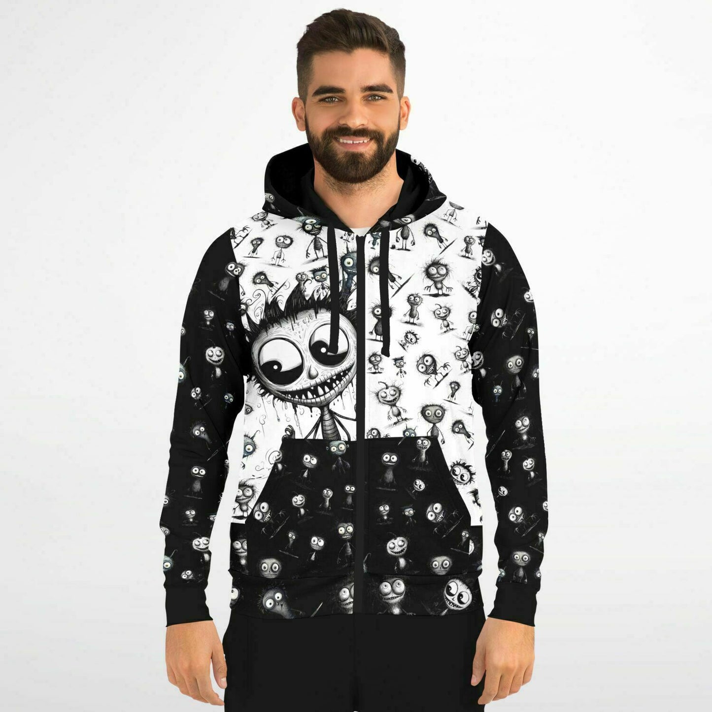 Misfit Monster Athletic Hoodie Sweatshirt