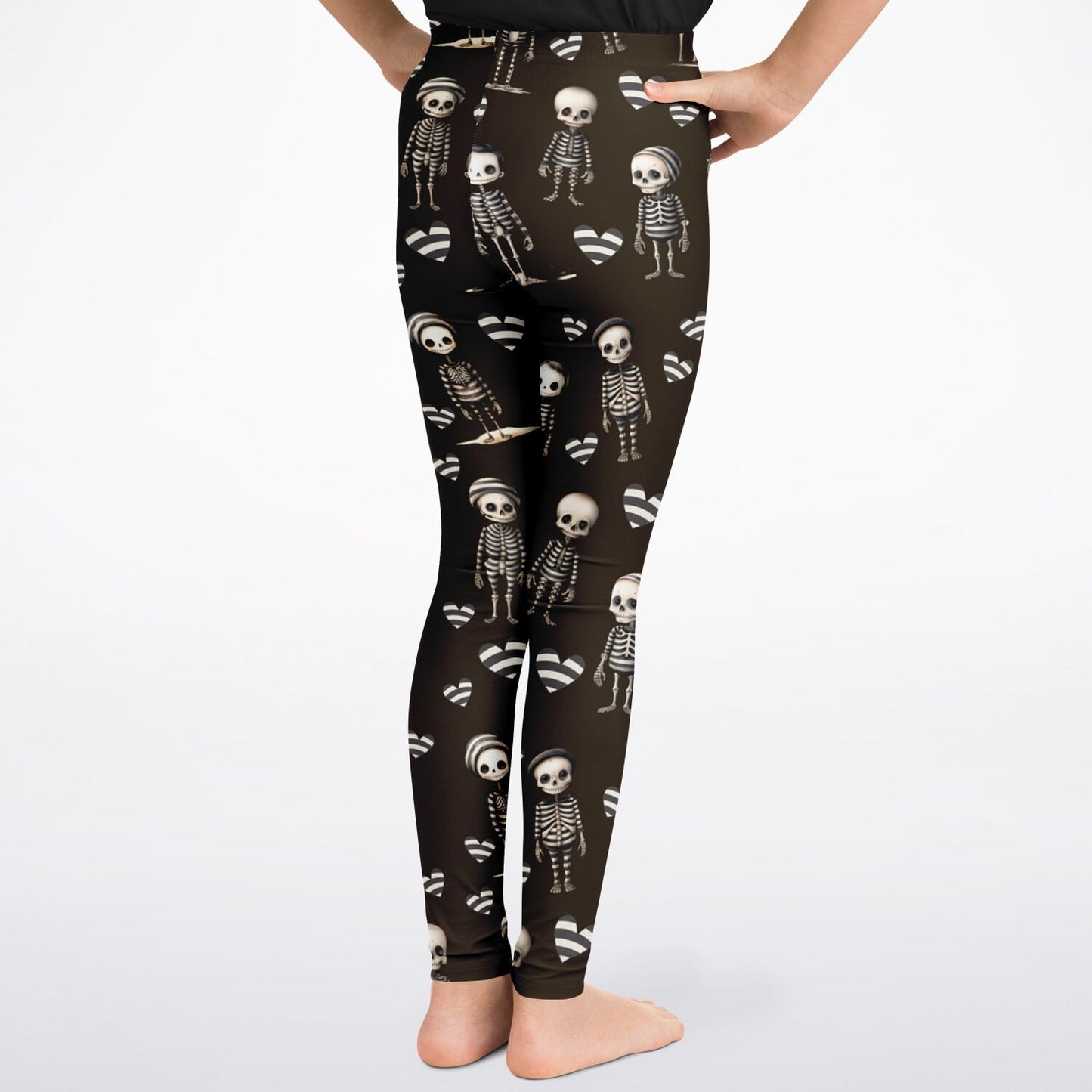 Skeleton - youth leggings