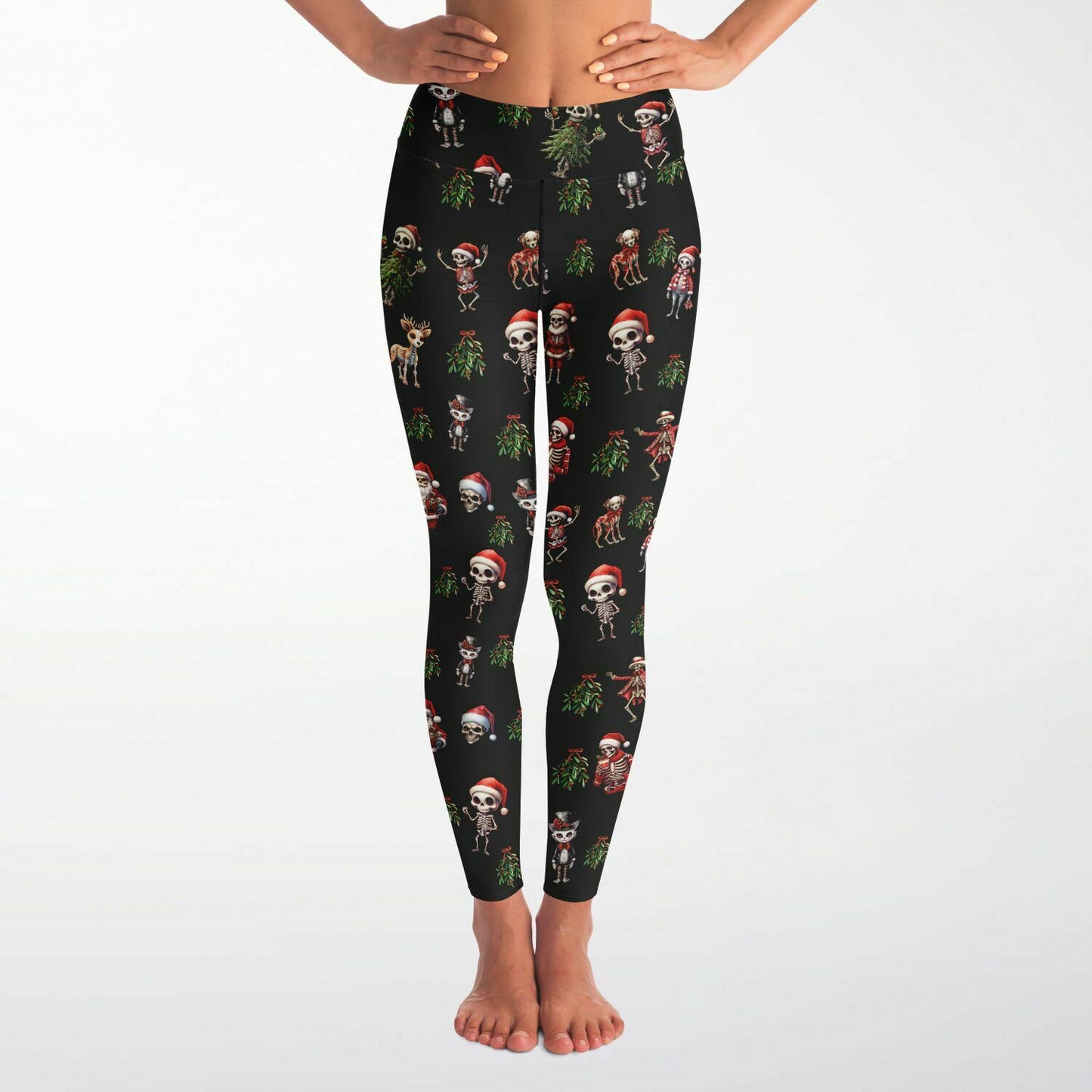Skeleton Christmas - Classic Athletic Leggings