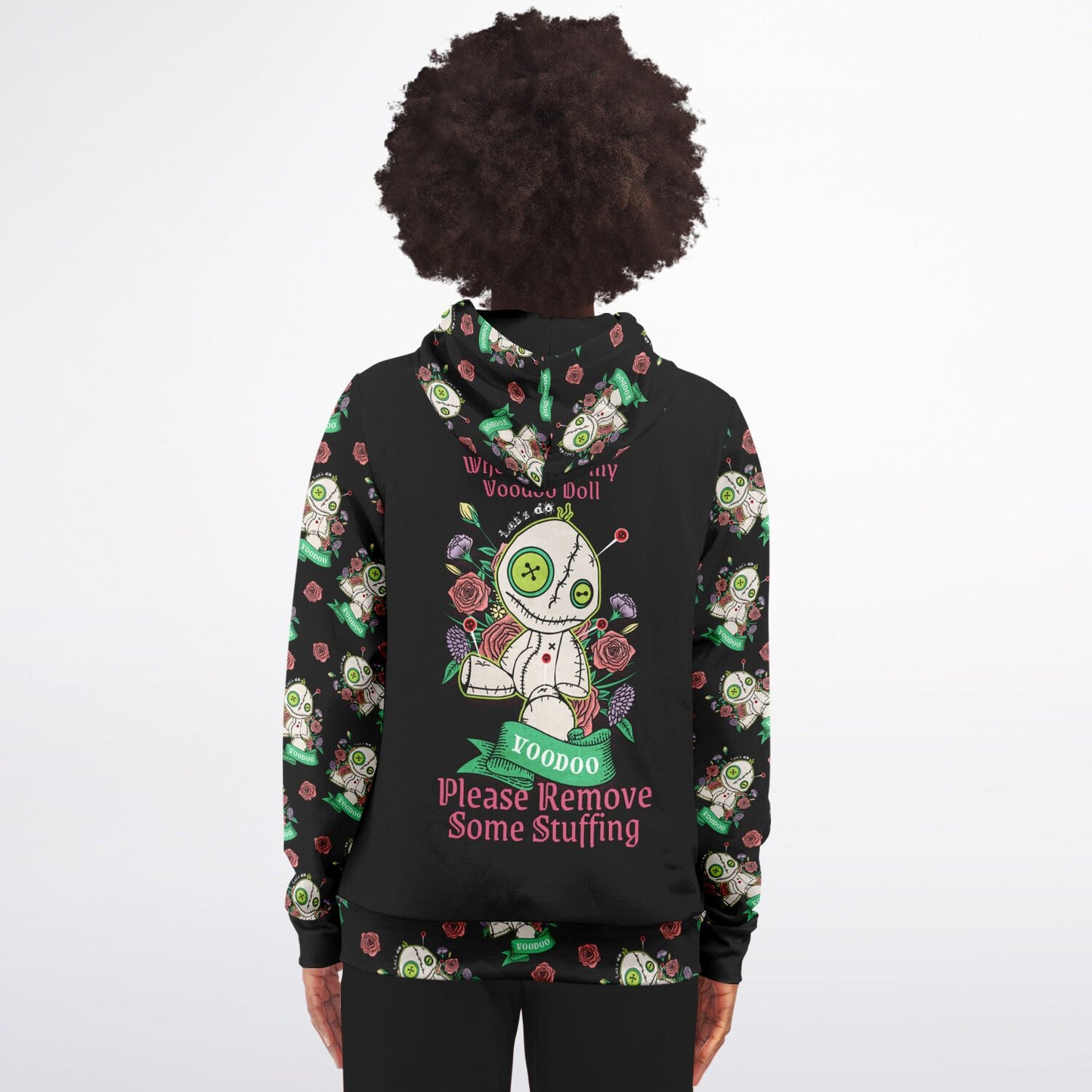 Voodo Doll - Athletic Zipper hoodie