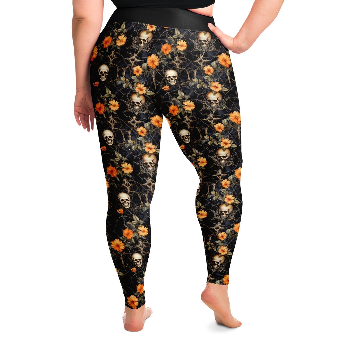 Halloween skull Classic Athletic Legging - plus
