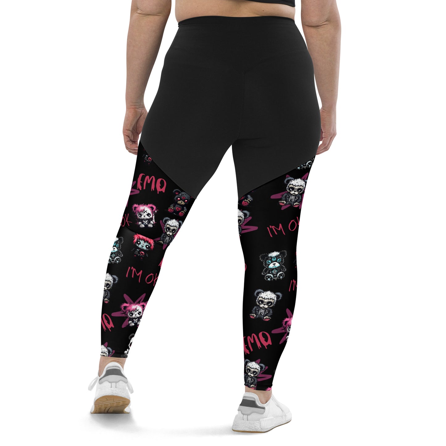 Performance Leggings - Emo Teddy Gang