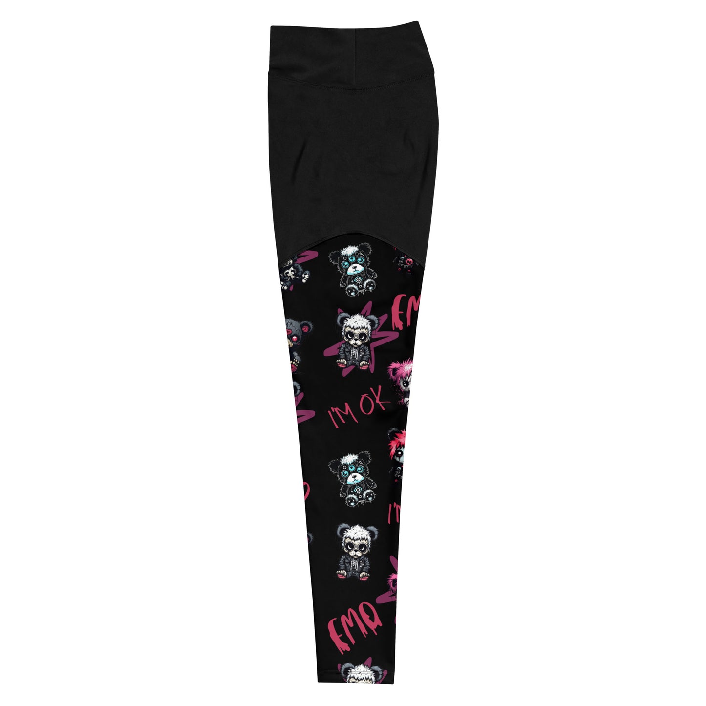 Performance Leggings - Emo Teddy Gang