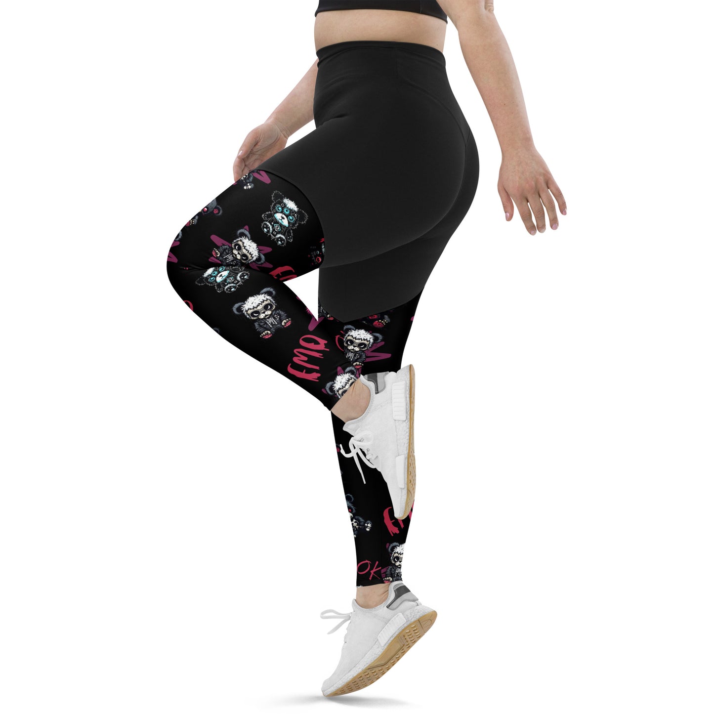 Performance Leggings - Emo Teddy Gang