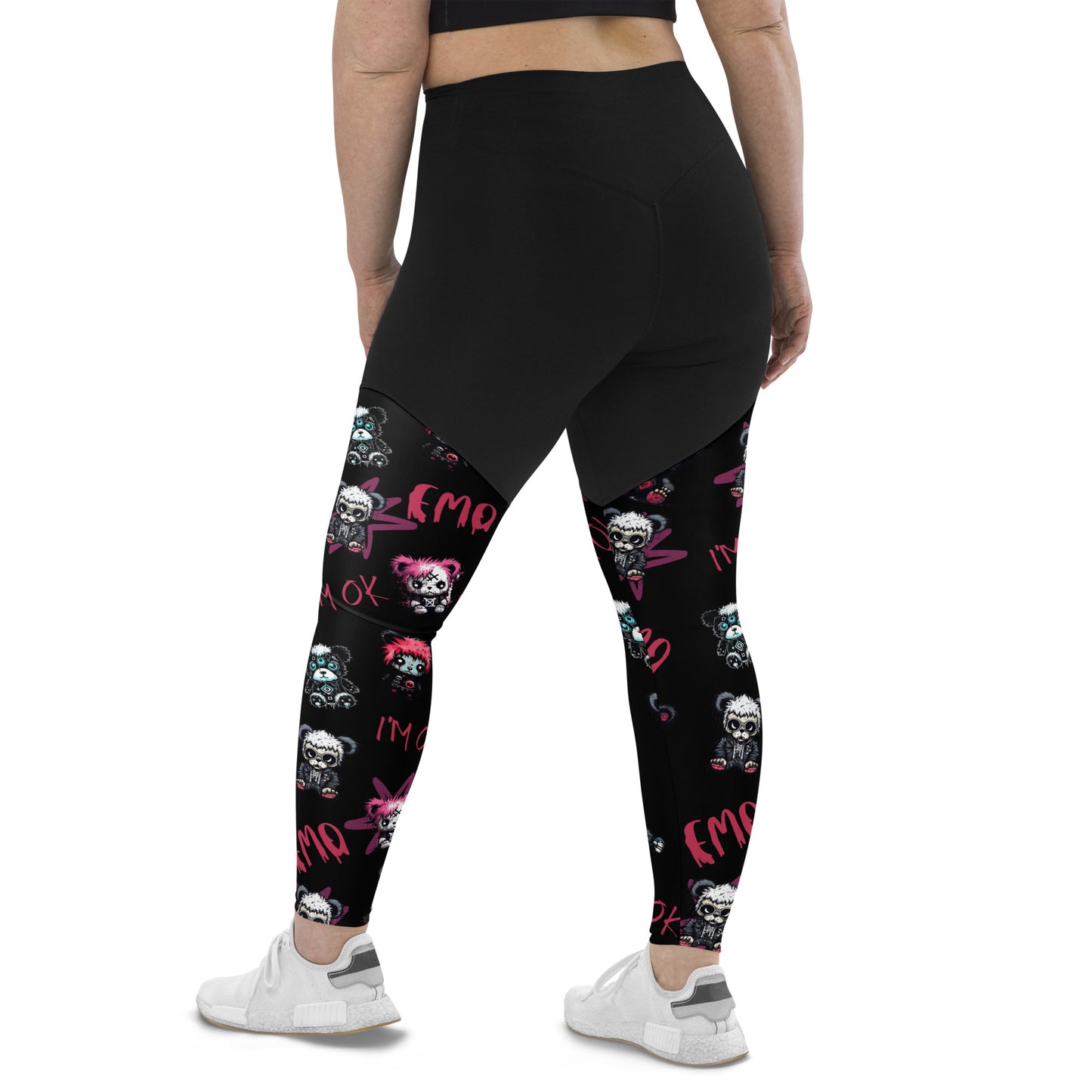 Performance Leggings - Emo Teddy Gang