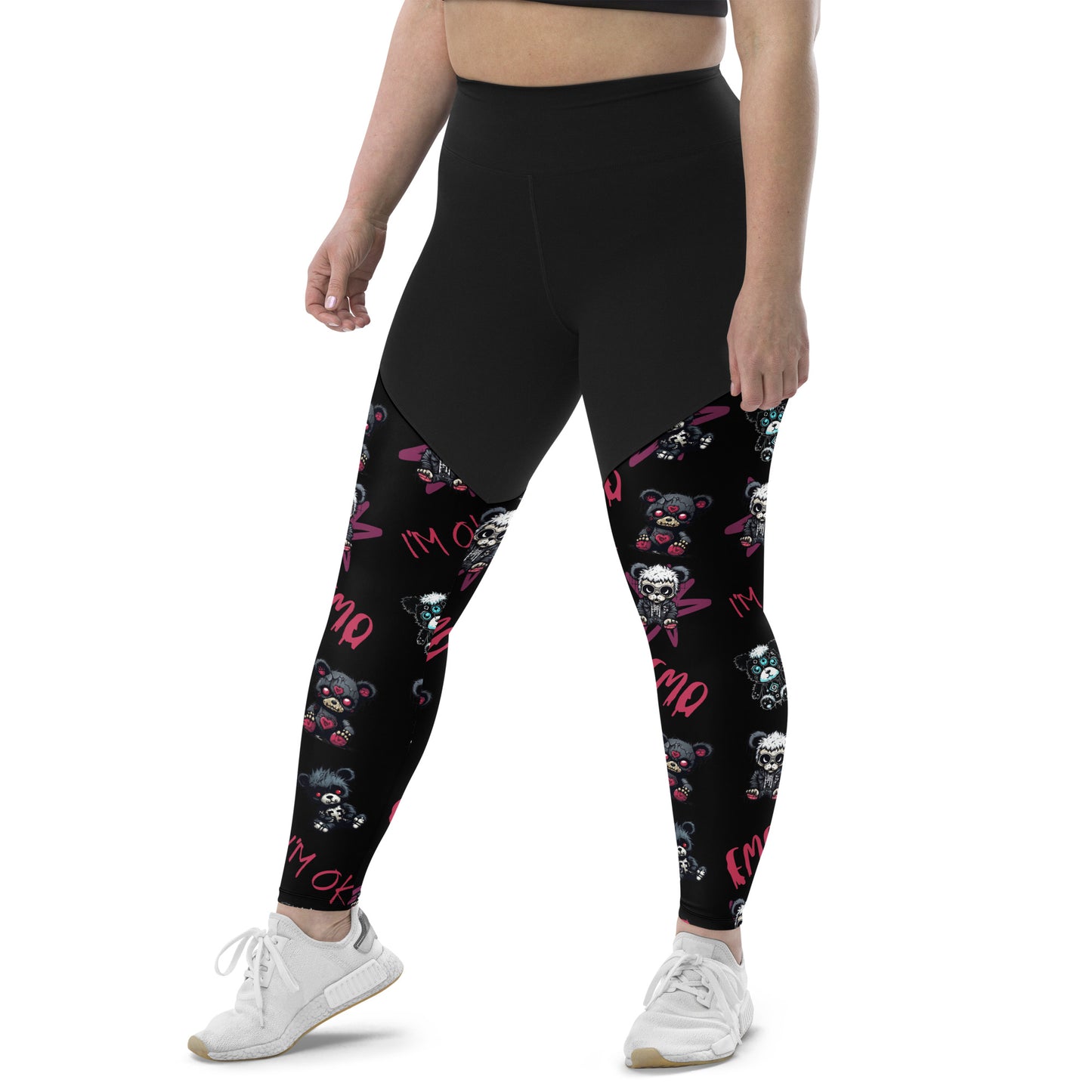 Performance Leggings - Emo Teddy Gang