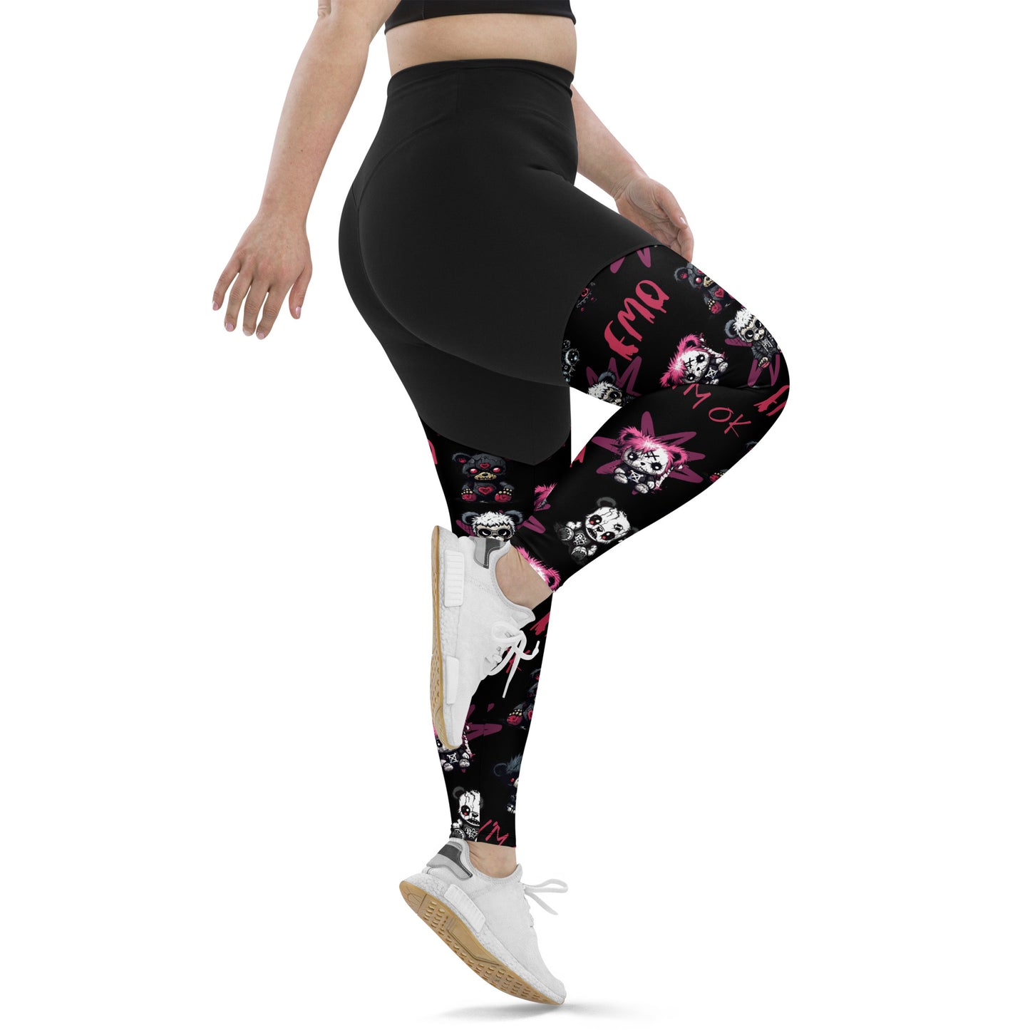 Performance Leggings - Emo Teddy Gang