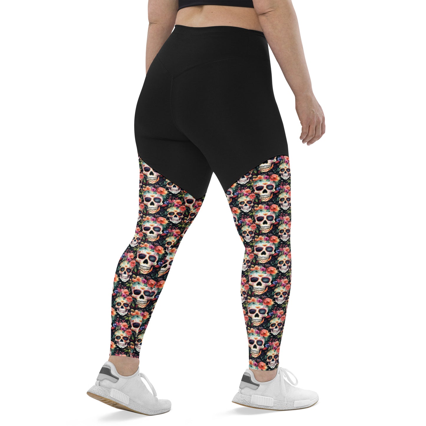 Performance Leggings - Sugar Skulls