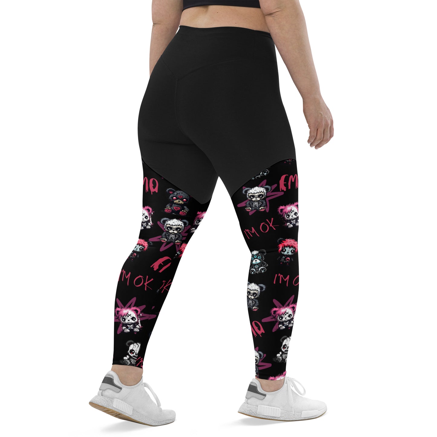 Performance Leggings - Emo Teddy Gang