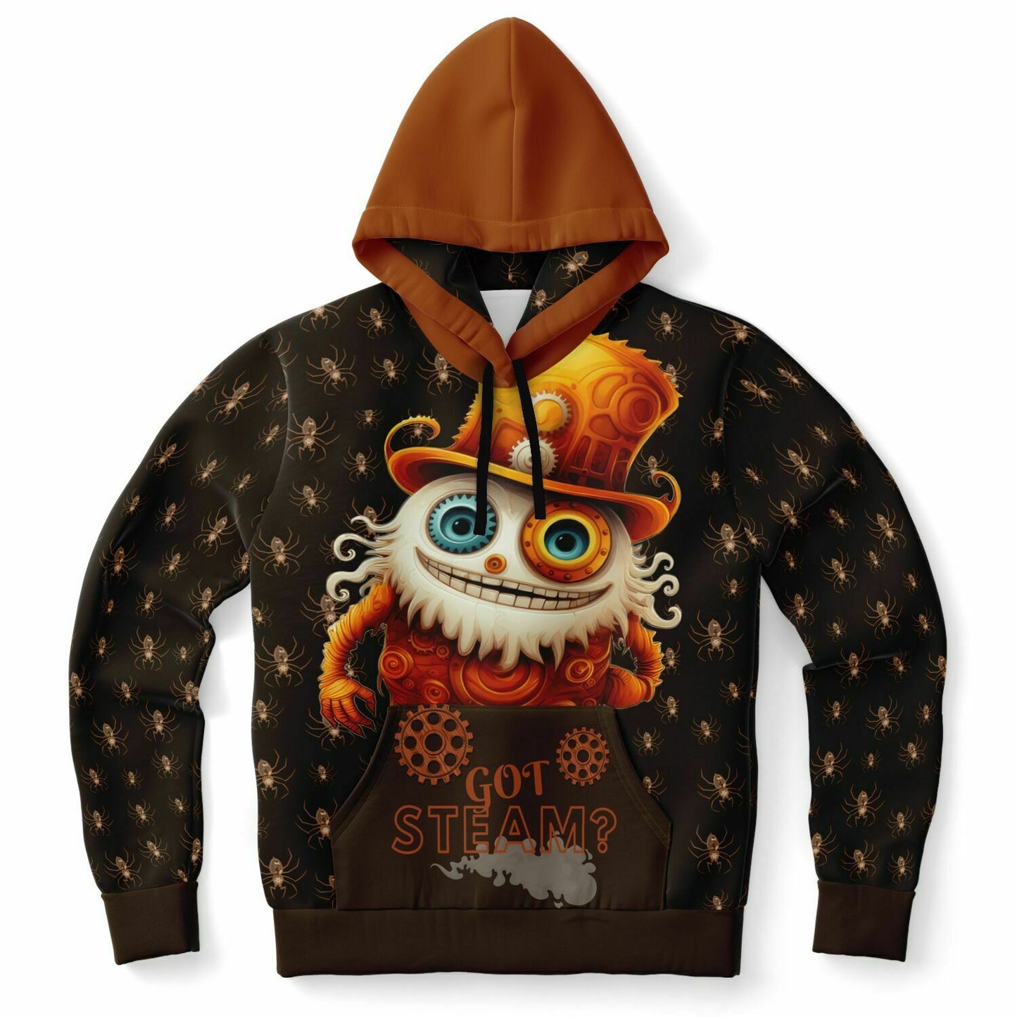 Athletic Hoodie - Misfit Steampunk Crew "Got Steam?"