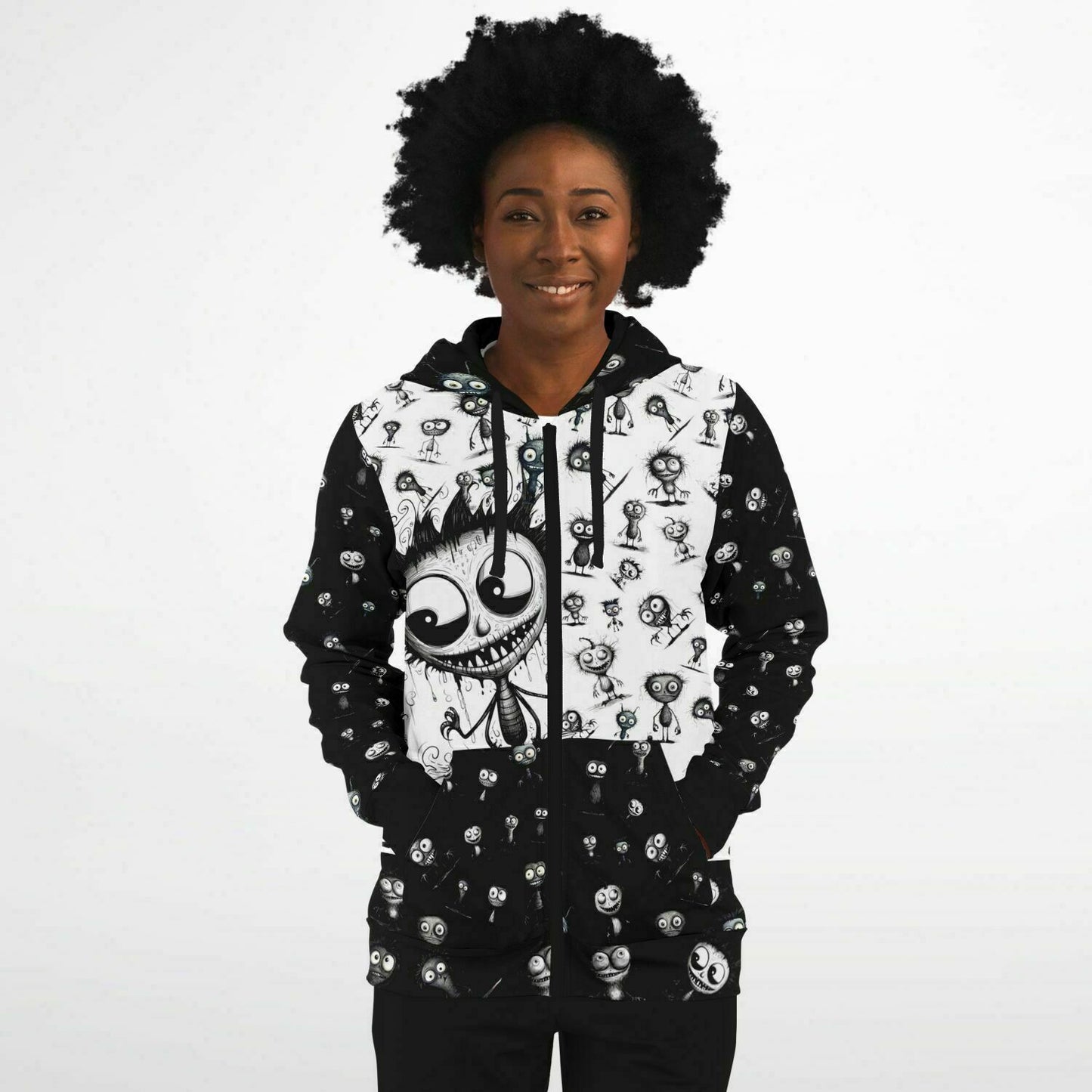 Misfit Monster Athletic Hoodie Sweatshirt
