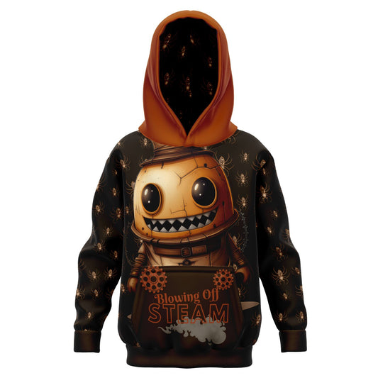 Athletic Kids Hoodie - Misfit Steampunk Crew "Blowing off steam"