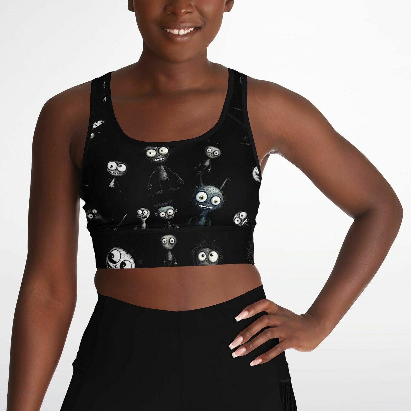 Mesh Padded Sports Bra - Misfit Monster