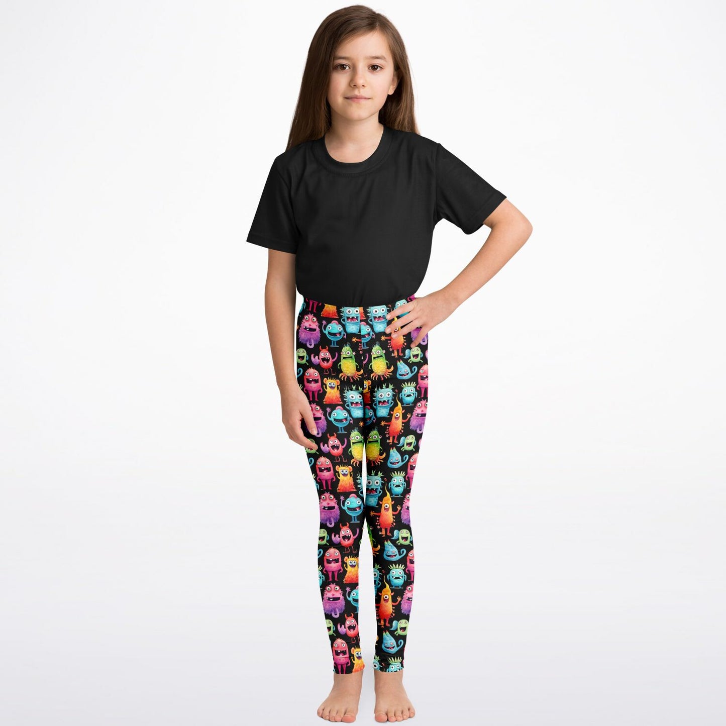 Cheerful monsters - youth leggings