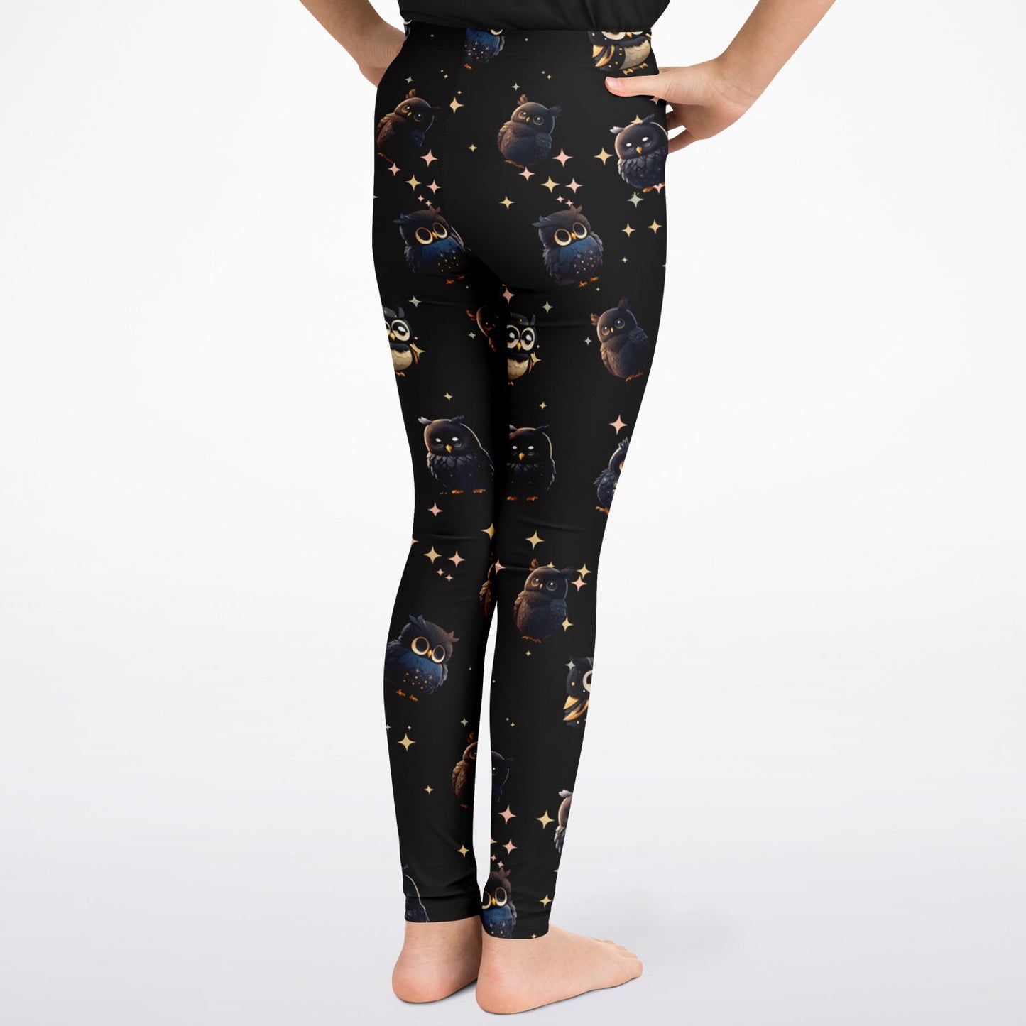 midnight owl - youth leggings