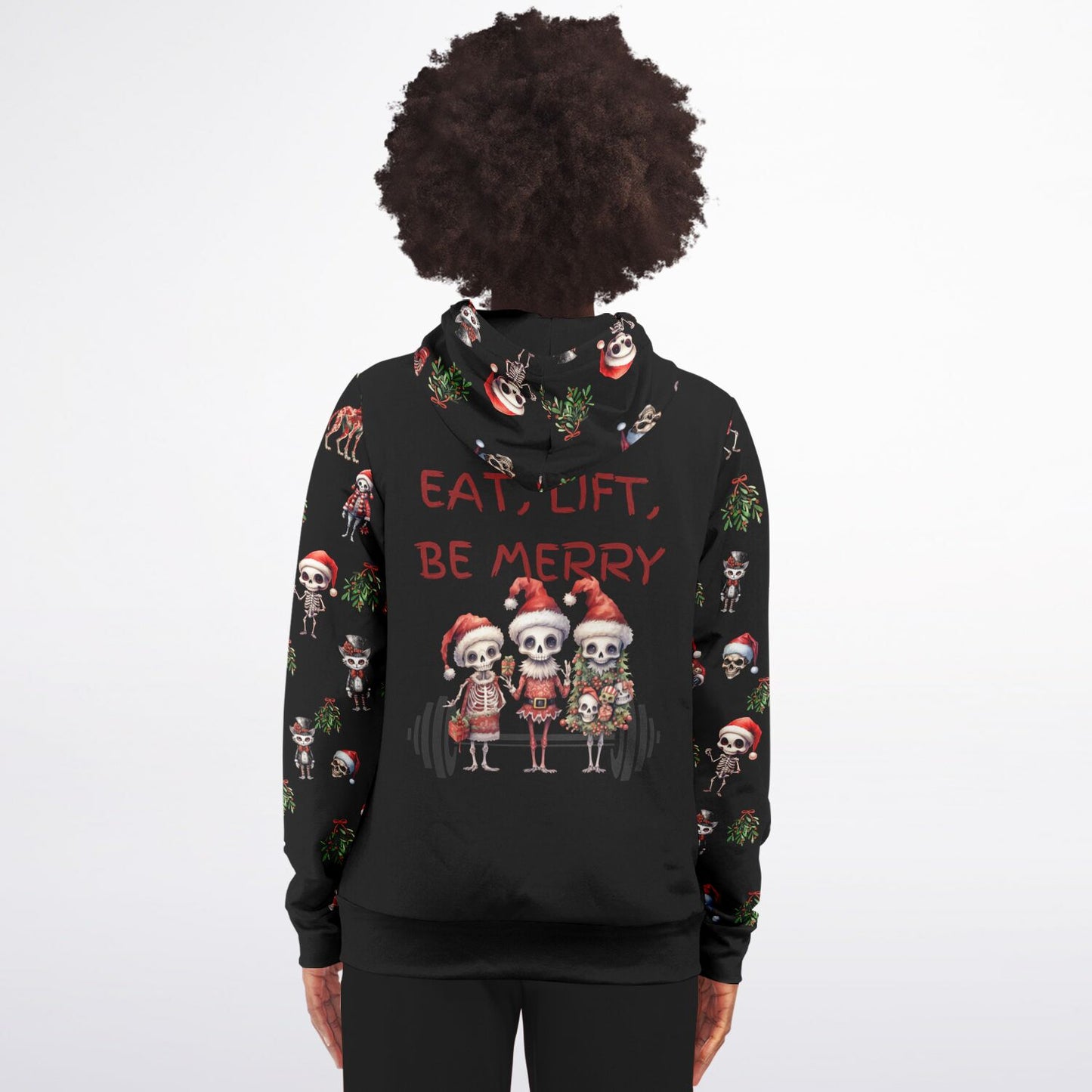 Skeleton Christmas - Athletic Hoodie