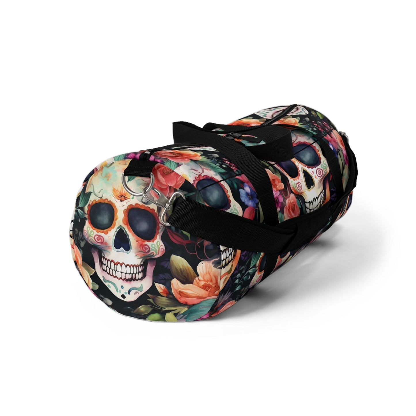 Sugar Skull Gym Bag -Whimsigoth duffle bag