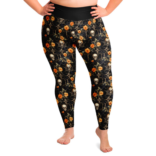 Halloween skull Classic Athletic Legging - plus