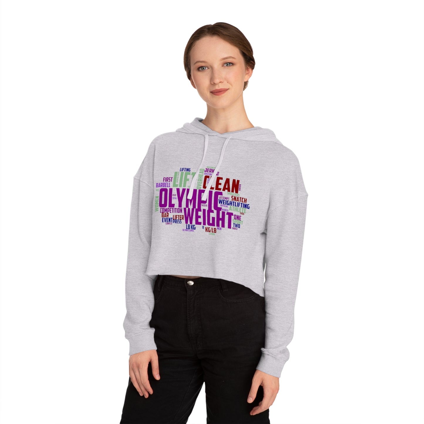 Cropped Hoodie - Lifting Lover