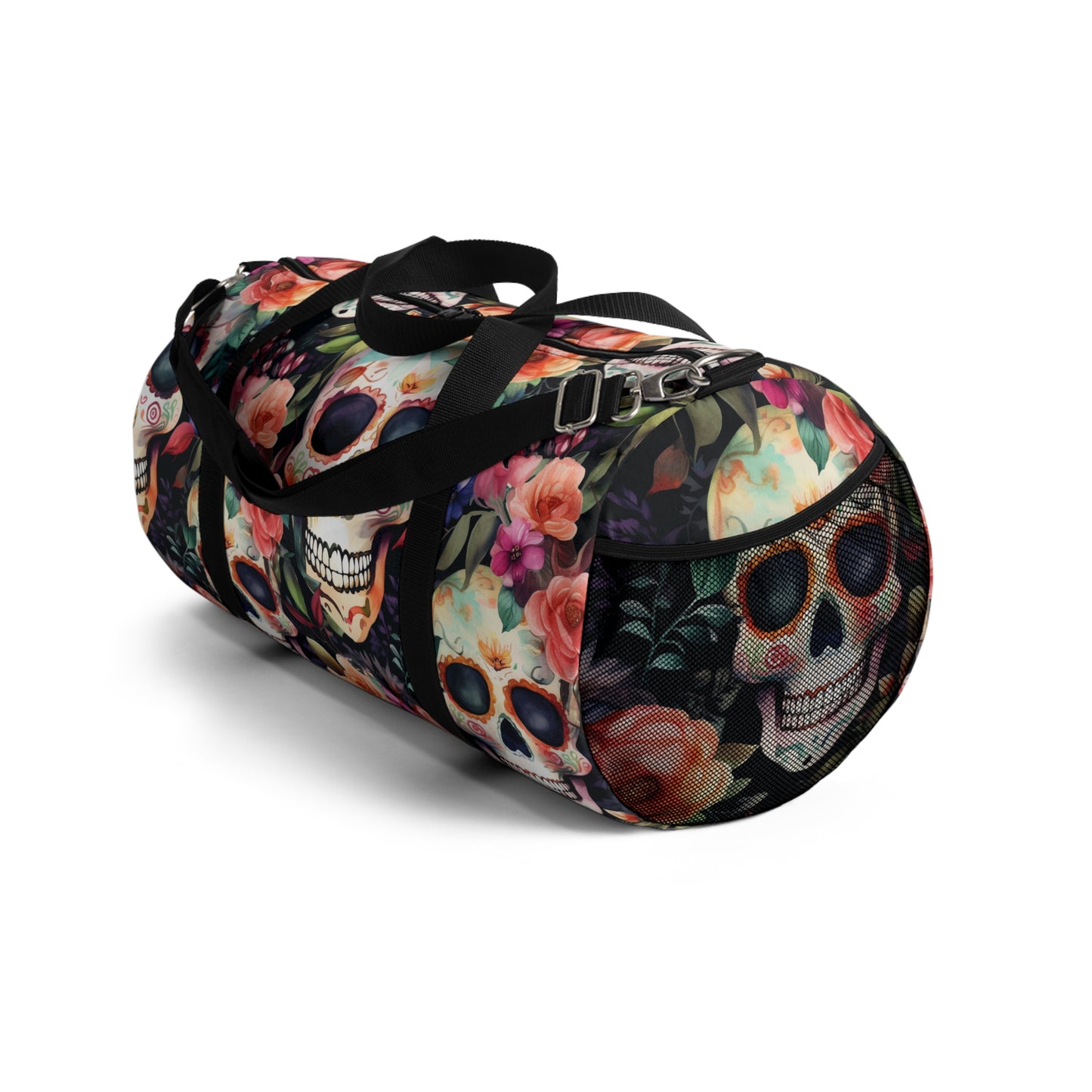 Sugar Skull Gym Bag -Whimsigoth duffle bag