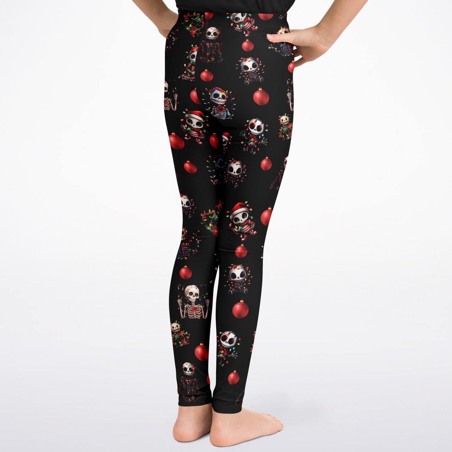 Festive Skeleton - Small Child Leggings