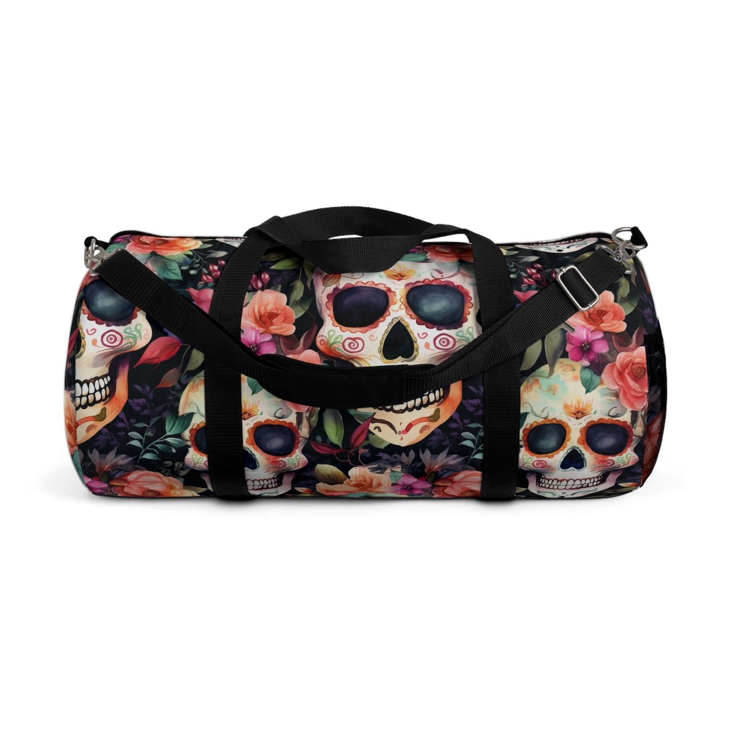 Sugar Skull Gym Bag -Whimsigoth duffle bag