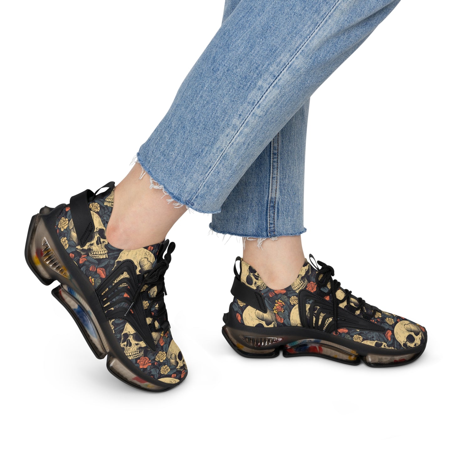 Vintage Skull Athletic Sneakers