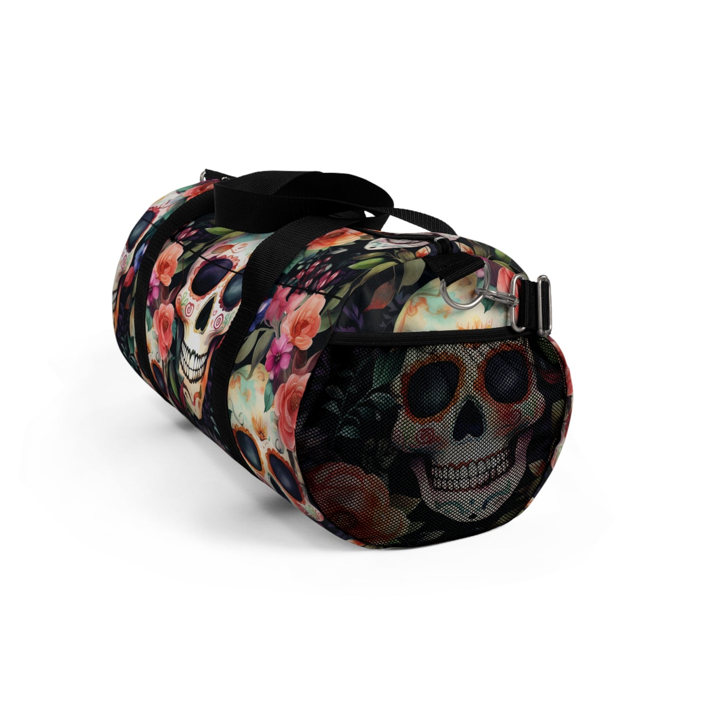 Sugar Skull Gym Bag -Whimsigoth duffle bag