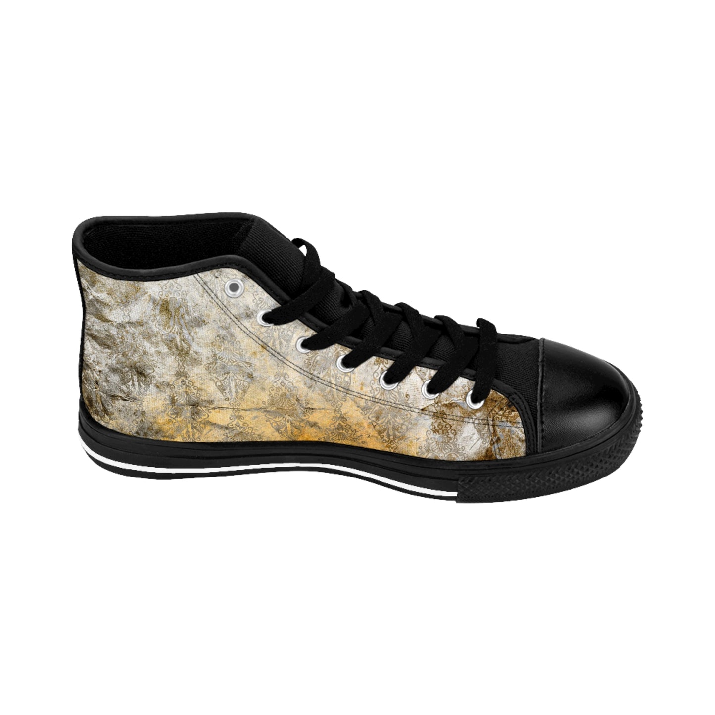 Gold Vintage Grunge - Lifting High-top Sneakers