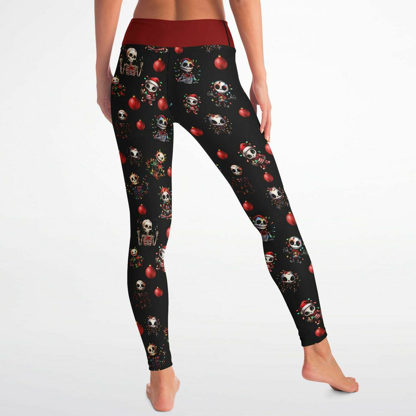 Festive Skeleton - Classic Athletic Leggings