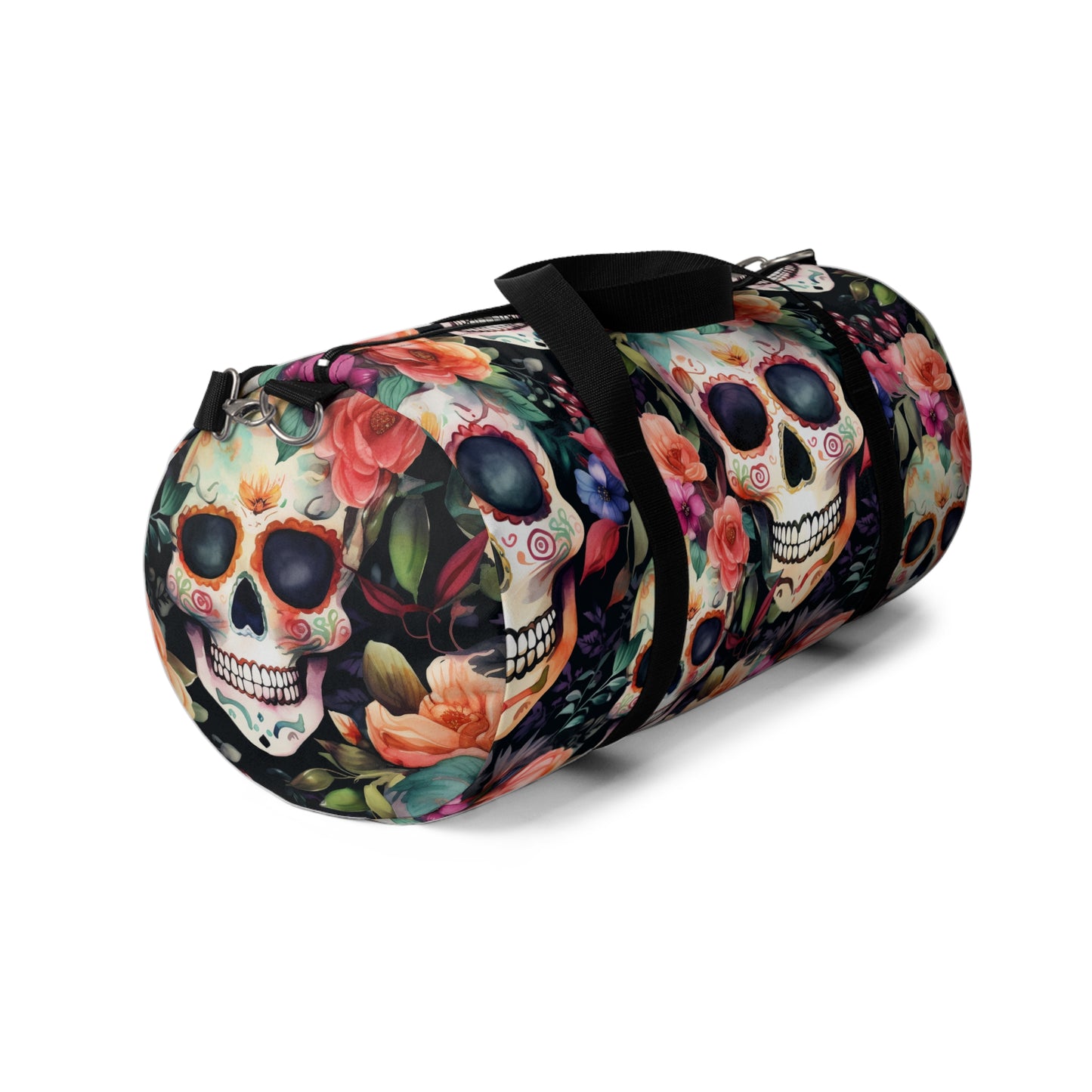 Sugar Skull Gym Bag -Whimsigoth duffle bag