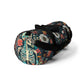 Whimsigoth Skull and Flowers Gym Bag - Duffle bag
