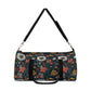 Whimsigoth Skull and Flowers Gym Bag - Duffle bag