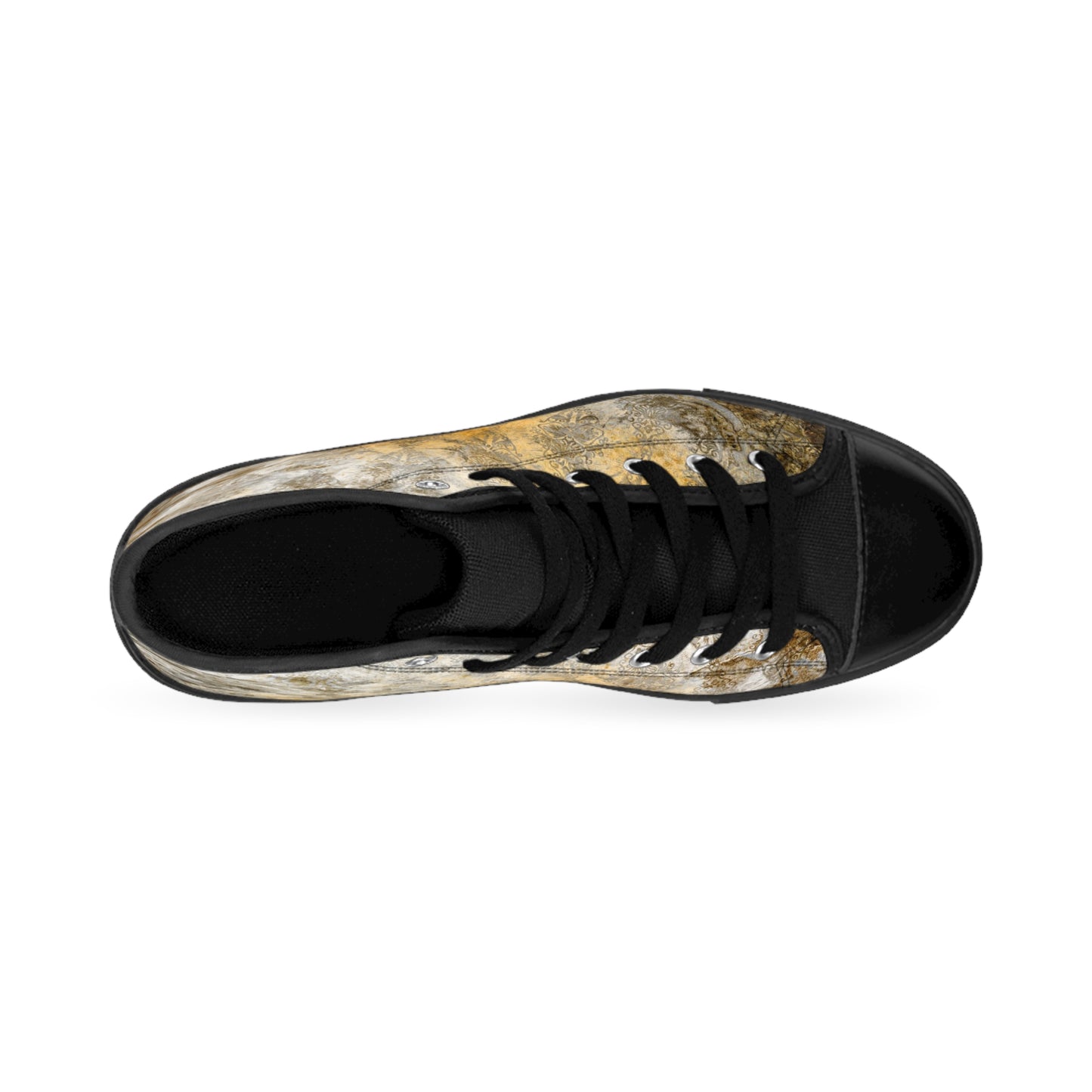 Gold Vintage Grunge - Lifting High-top Sneakers