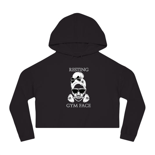 Cropped Hoodie - Resting Gym Face